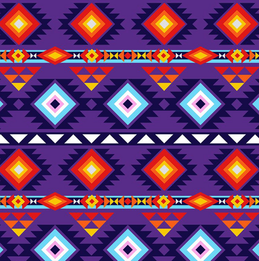 Fabric : Purple Thunder Spirit (design/pattern)