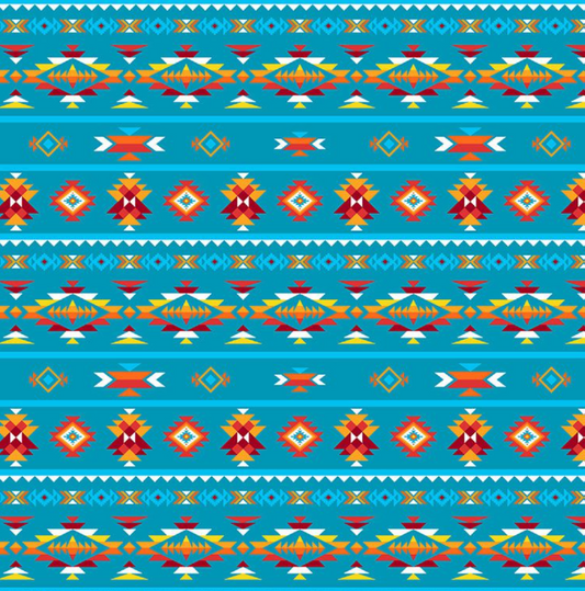 Fabric : Turquoise 7 Lake (design/pattern)