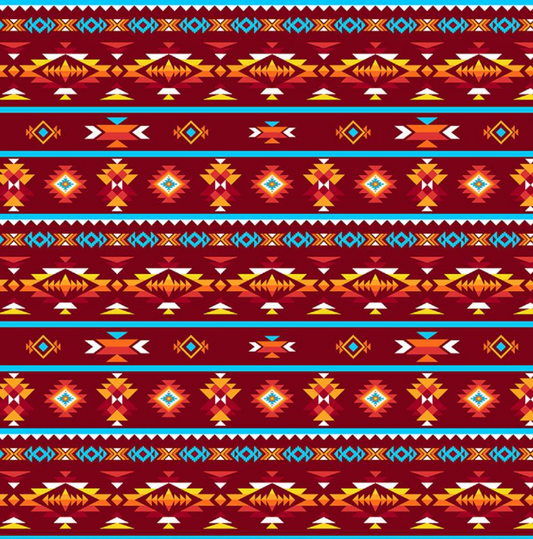 Fabric : Burgundy 7 Lake (design/pattern)