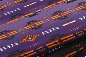 Fabric : Purple Gradient Navajo (design/pattern)